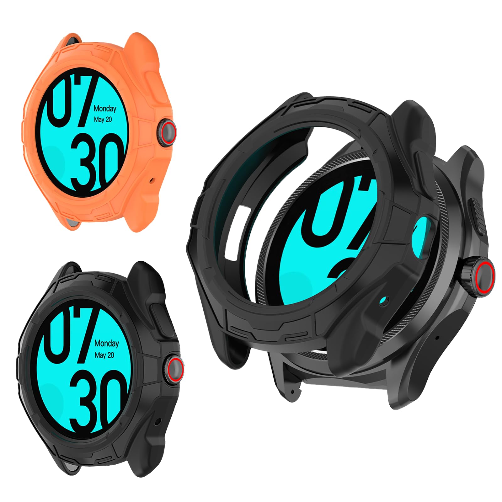 Amazon.co.jp: For Ticwatch Pro 5 Enduro ケース シリコン製 カバー 