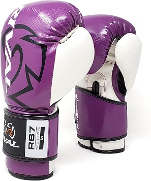 Rival Boxing Red/Black Fitness + Hook and Loop Bag Gloves - 14 oz.
