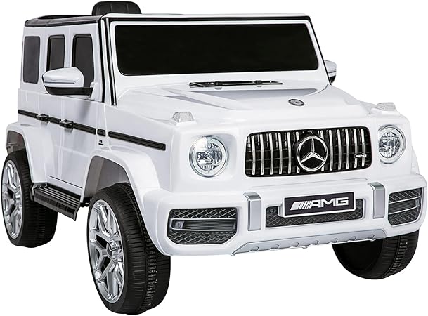 Amazon 電動乗用ラジコンカー 乗用玩具 電動乗用玩具 Mercedes Benz Amg G63 メルセデス ベンツ Amg G63 ベンツ公式ライセンス 正規ライセンス ペダルとプロポで操作可能 操作簡単 緊急停止ボタン 2 4gワイヤレスリモコン ミュージックプレイヤー 電動乗用カー 供自動車