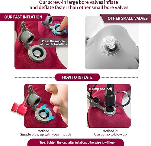 Miniatura 3 de Almohada de dona para hemorroides, almohada de hemorroides, almohada de dona para dolor de coxis, cojín de dona de PVC, almohada de dona embarazo