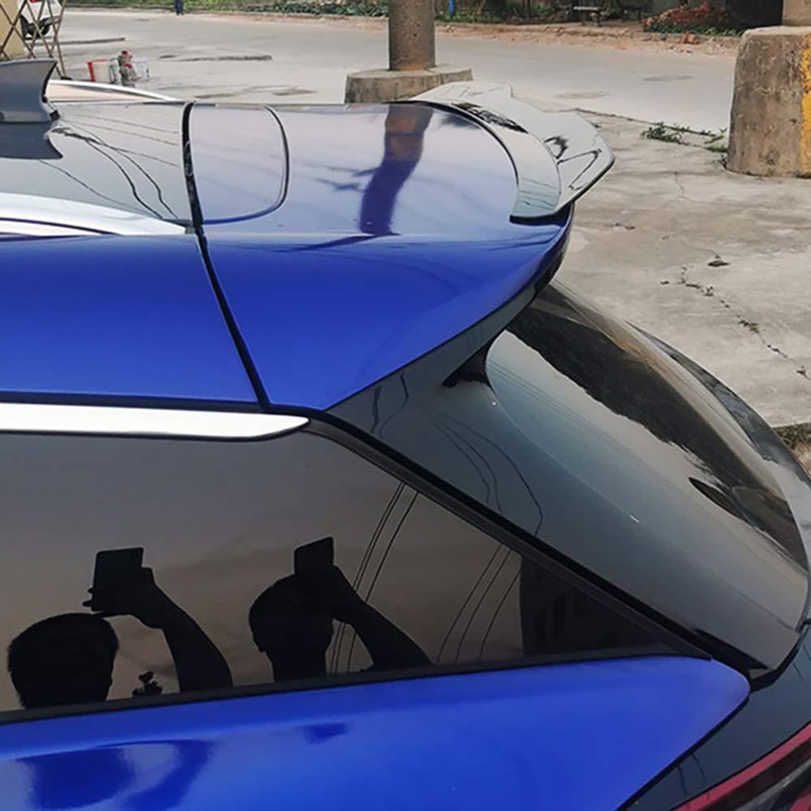 Spoiler Posteriore per Jaguar F-Pace 2016-2019 Alettone Bagagliaio Posteriore Ala Spoiler per Tetto, Accessori Decorazione Auto,B SUV