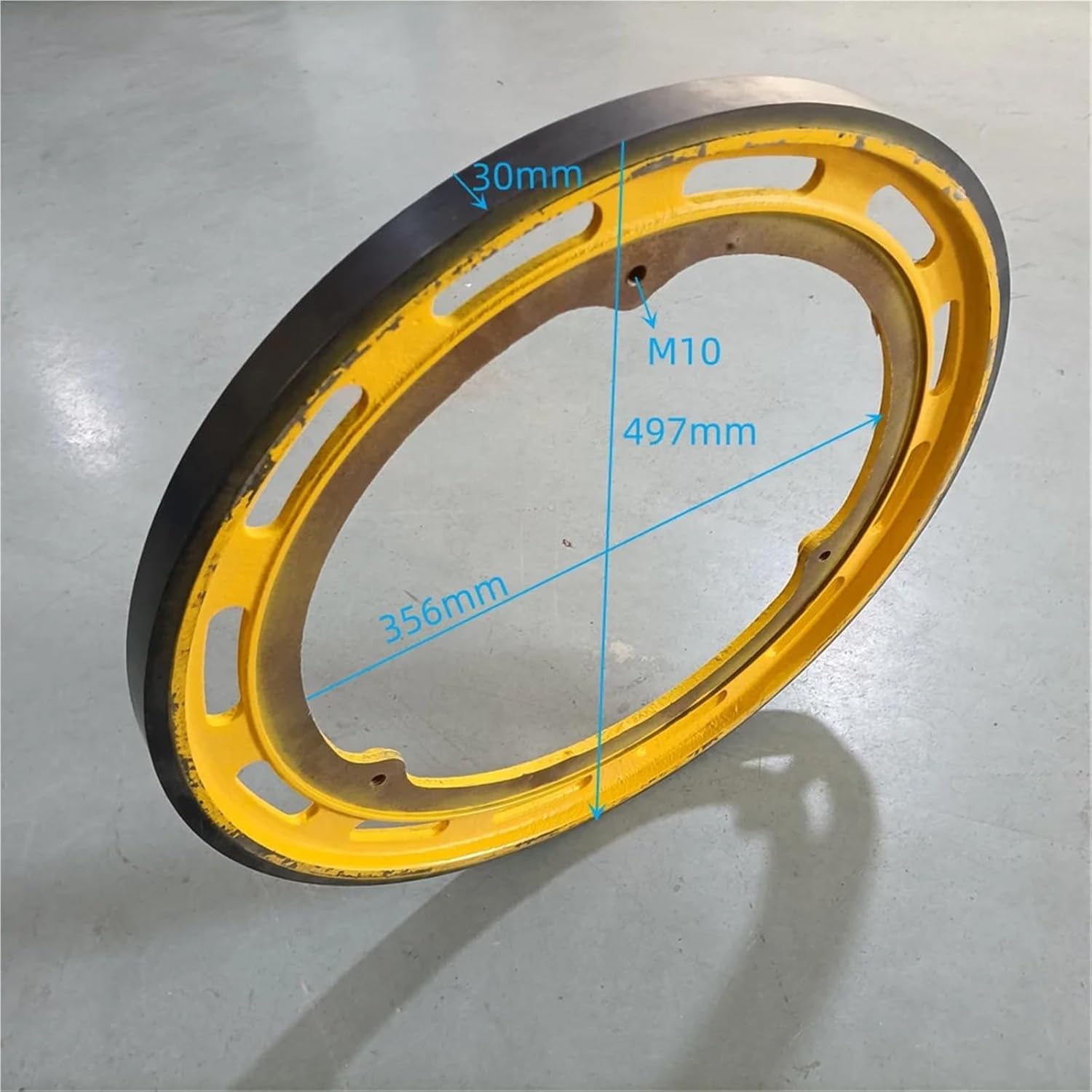 Escalator Friction Wheel Drive Roller Outside Diameter 497mm W 30mm ID 356m 5300917D10 HS5300917D10 Use for Escalator Parts