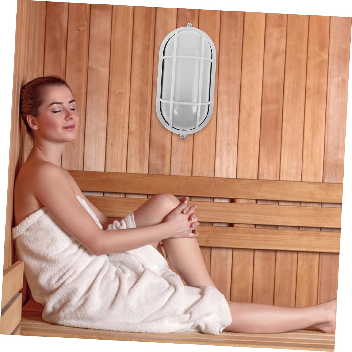 2pcs Sauna Lamp Explosion Wall Light for High Temperature Steam Rooms Easy to Install and Wear-Resistant Sauna Lighting Accessory for Indoor Use