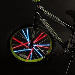 Amazon.com: Fun Express Patriotic Bicycle Spoke Glow Sticks - 24 Pieces ...