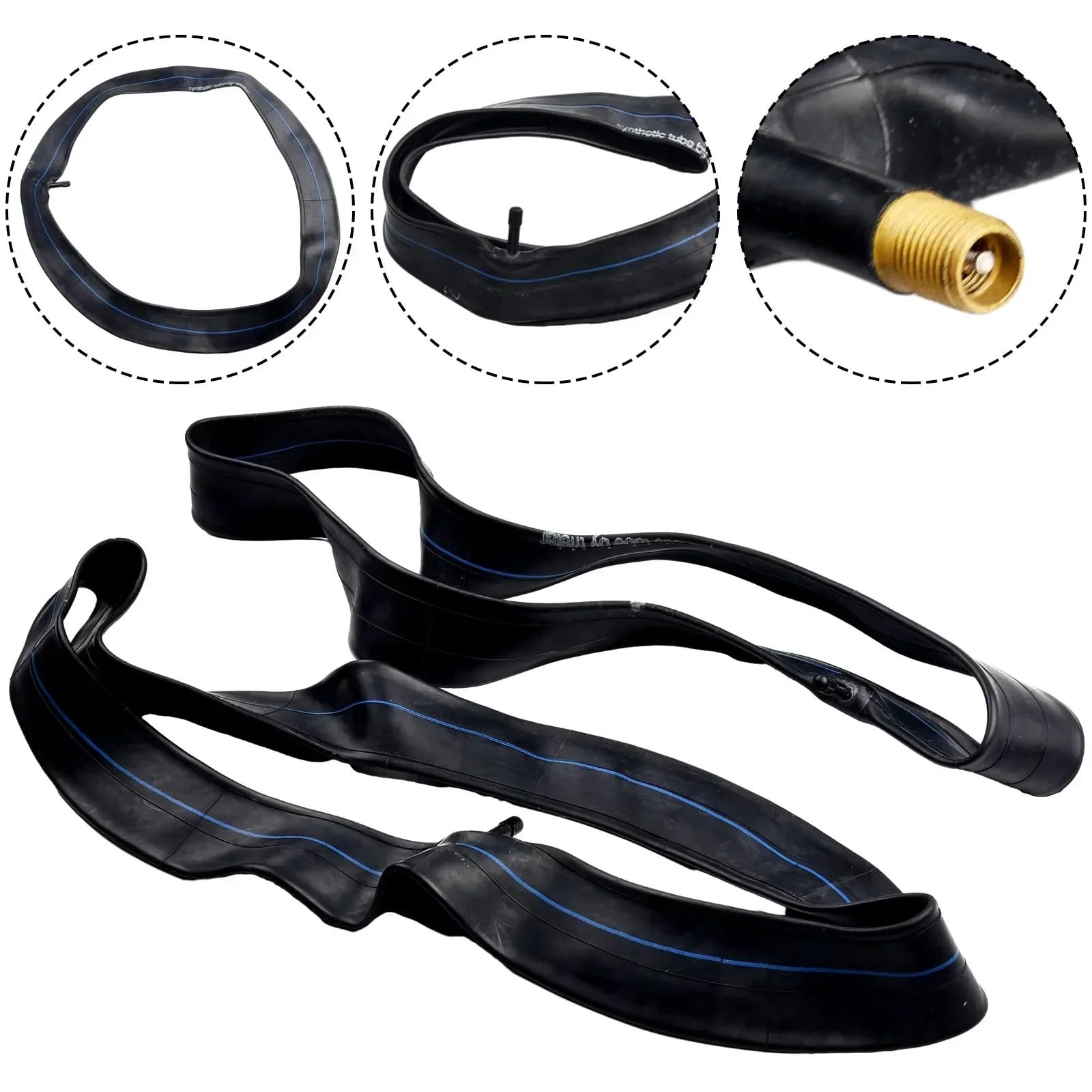 Chambre A Air 1/2 pièces chambre à air en caoutchouc de vélo 20 pouces 20 pouces 20x3.0 chambre à air de rechange en caoutchouc for motoneiges vélos gros vélos accessoires Chambre A Air Velo(2pc)