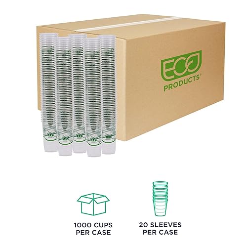 Miniatura 2 de Eco-Products, Inc GreenStripe - Vasos para bebidas frías, Transparente, 1000