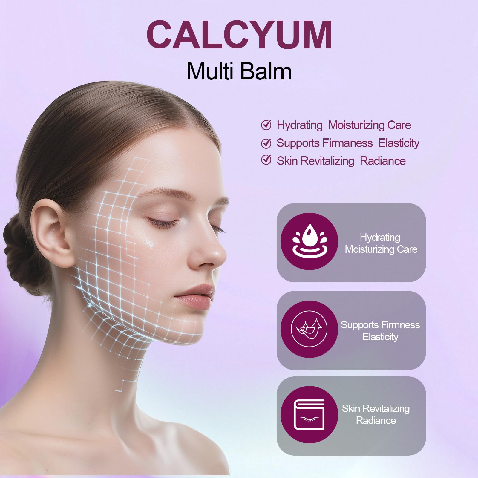 4 bastoncini di calcio balsamo per calcio, volume, per collagene, calciu-m, densità, balsamo, collagene, calcio, densità, balsamo, idratante, anti-invecchiamento, rende la pelle più grassa per occhi