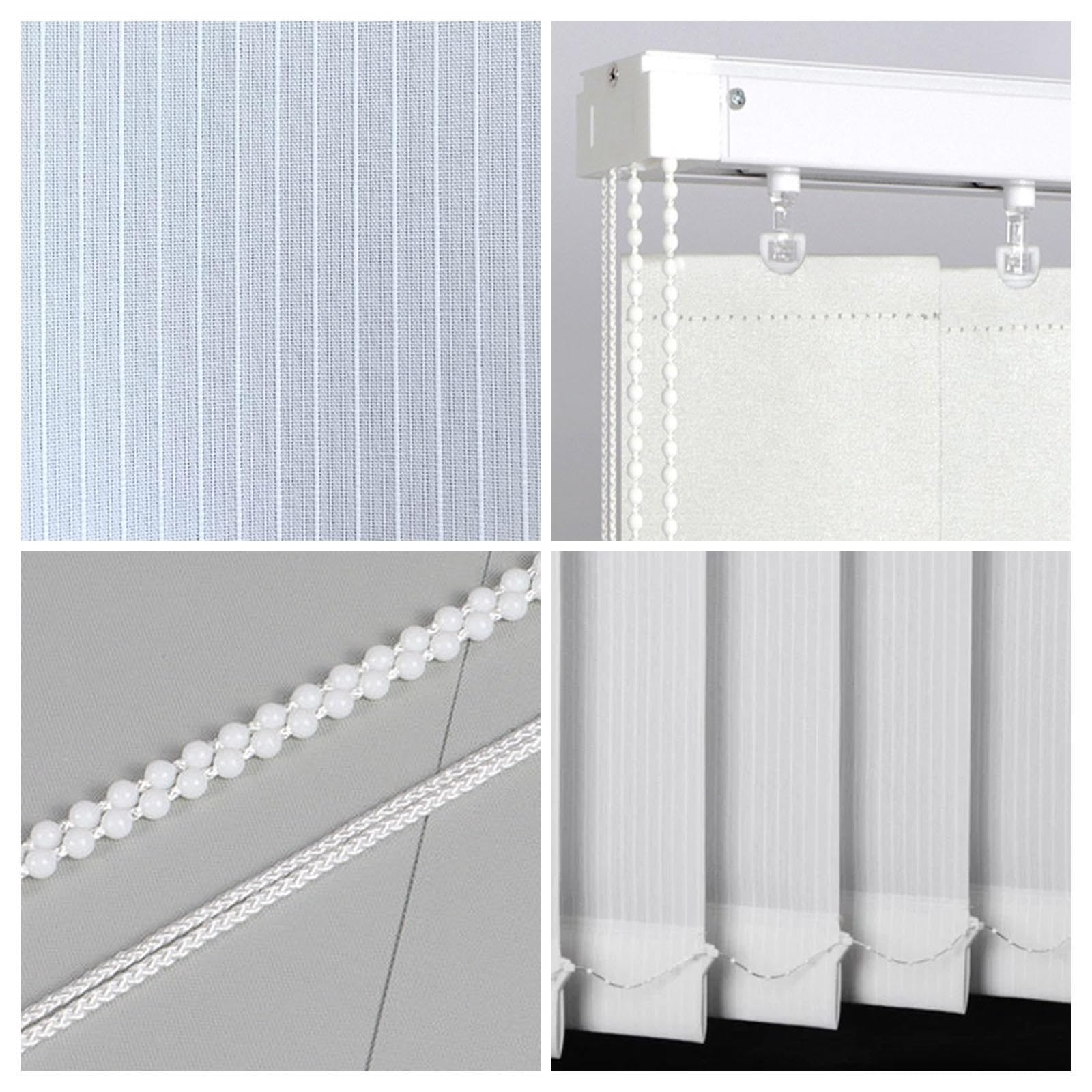Cortina Lamas Verticales Para Interior,Persianas Verticales Filtrantes De Luz 60%,Persianas Venecianas Verticales Para Puertas Ventanas 60cm 70cm 80cm 90cm 100cm 110cm 120cm,W×H-120x175cm/47x69in