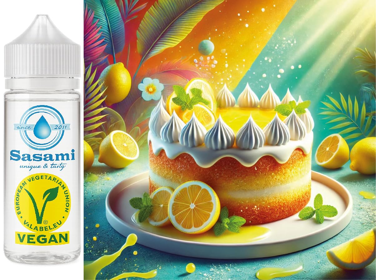 Zitronenkuchen - Zitronen Kuchen Aroma Konzentrat - Vegan - Sasami - 100ml