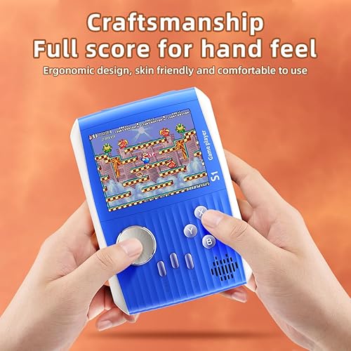 Miniatura 4 de Juegos portátiles de mano retro, mini videojuegos, consola de juegos de mano con 666 juegos clásicos FC de 3.0 pulgadas, pantalla a color de