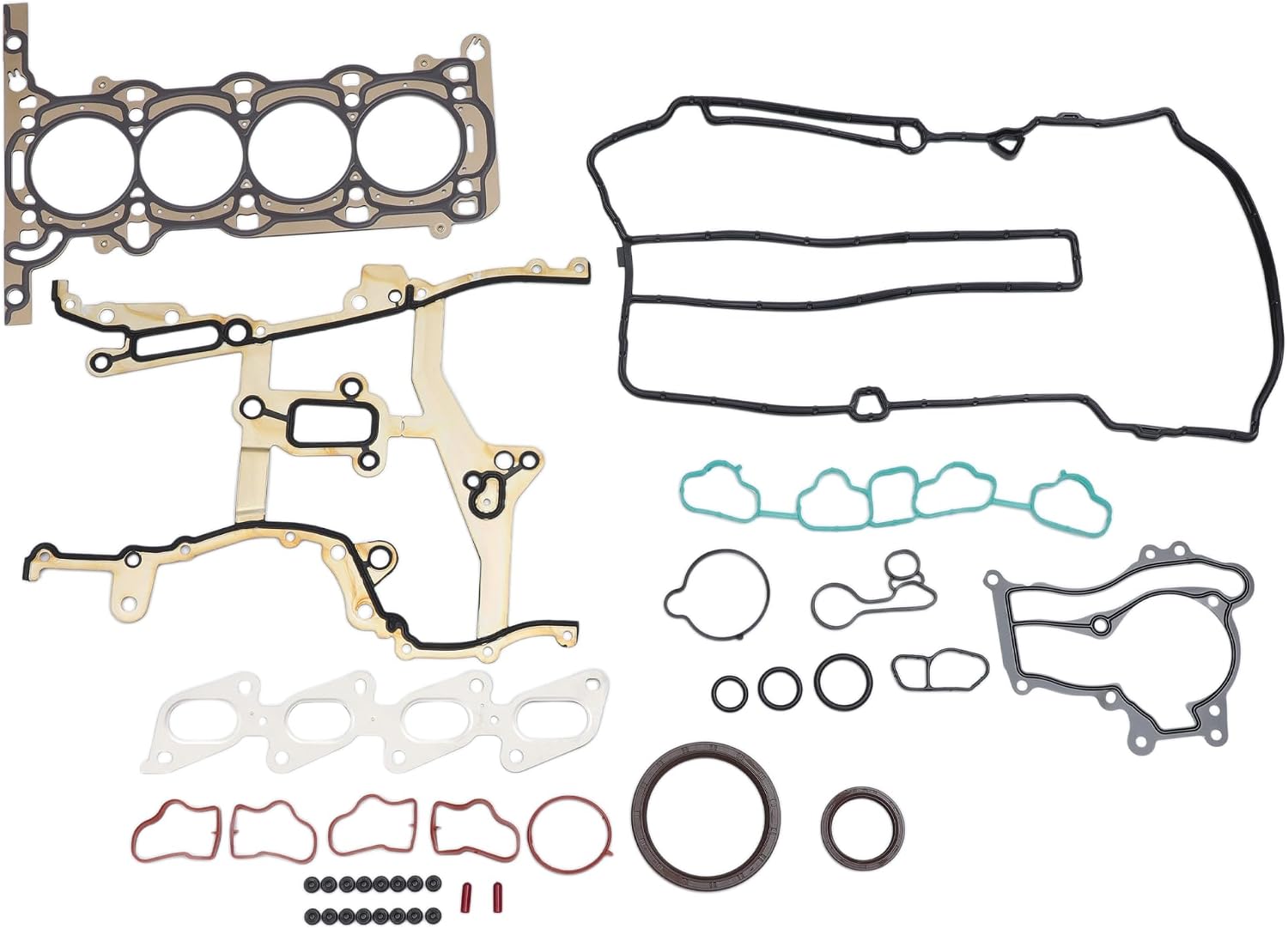 Timing Cover Gasket Kit Cylinder Head Gasket No.HS54898/HS26540PT-1 for Chevy Cruze 1.4L 2011-2015 1 Set Long-lasting Sealing Engine Car