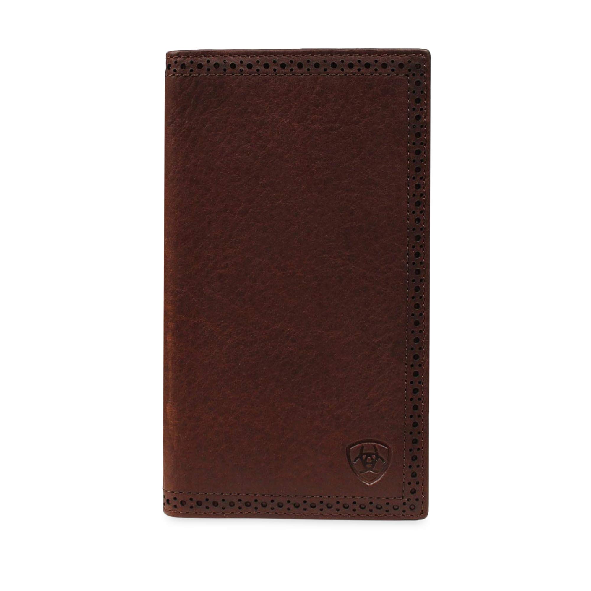 ARIATMen's Perforated Edge Rodeo Wallet Copper Size One Size