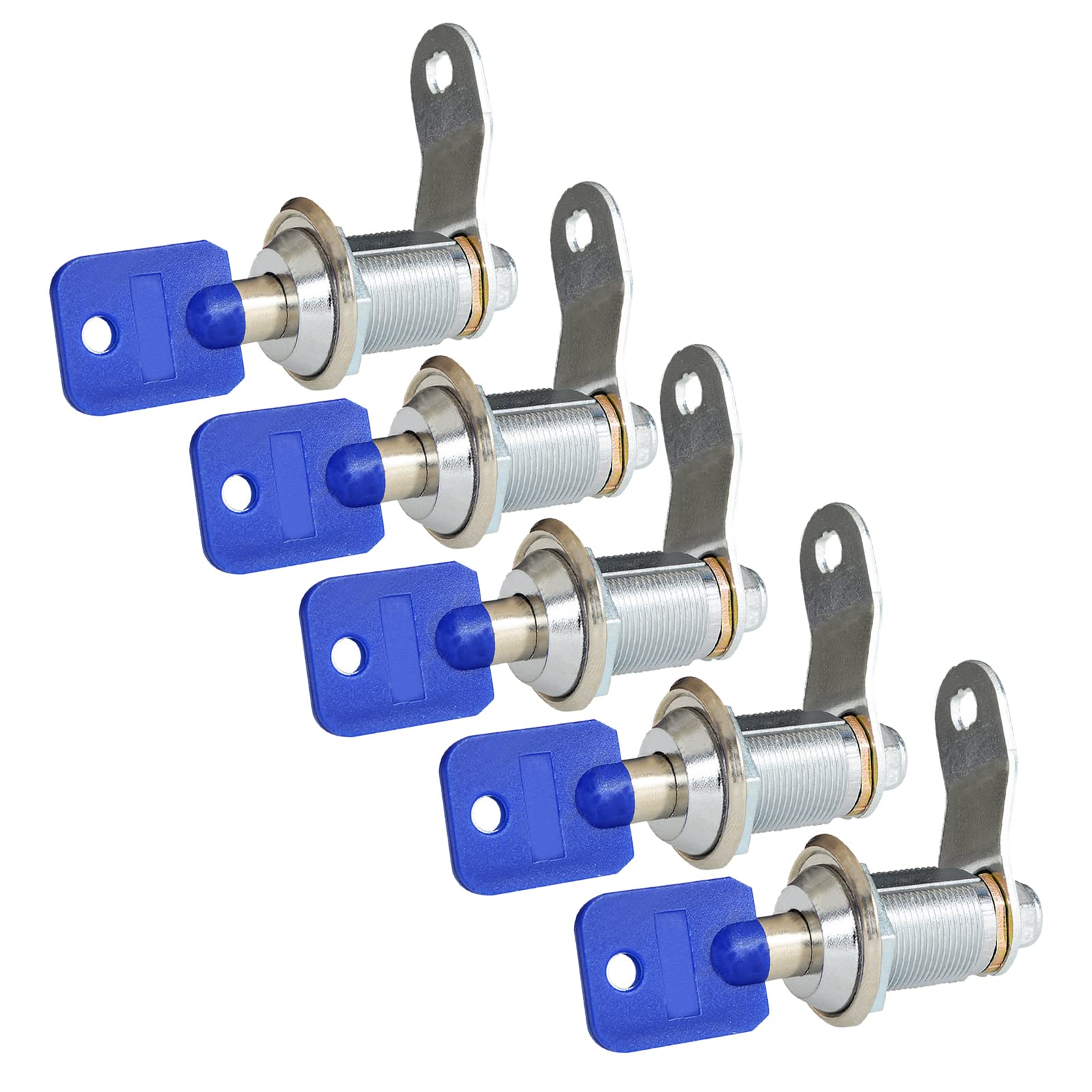 5 x 27 mm de long serrure de caméra + kit de clés pour flipper armoire