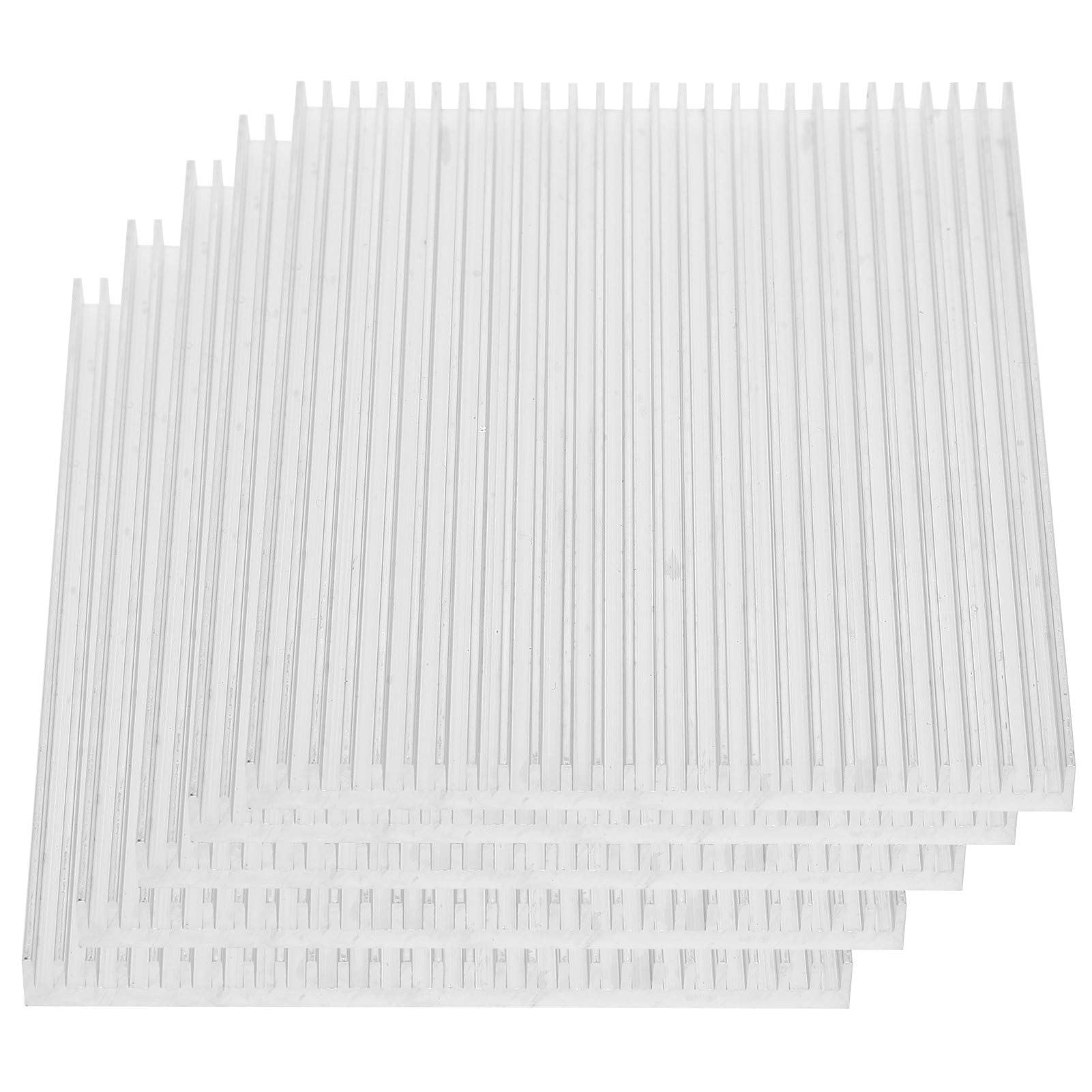 Dissipatore Di Calore 80X100 Dissipatore Di Calore In Alluminio 70Mm 5 Pezzi Dissipatore Di Calore Cpu Parti Di Dissipazione Del Calore Di Raffreddamento In Alluminio Ultra