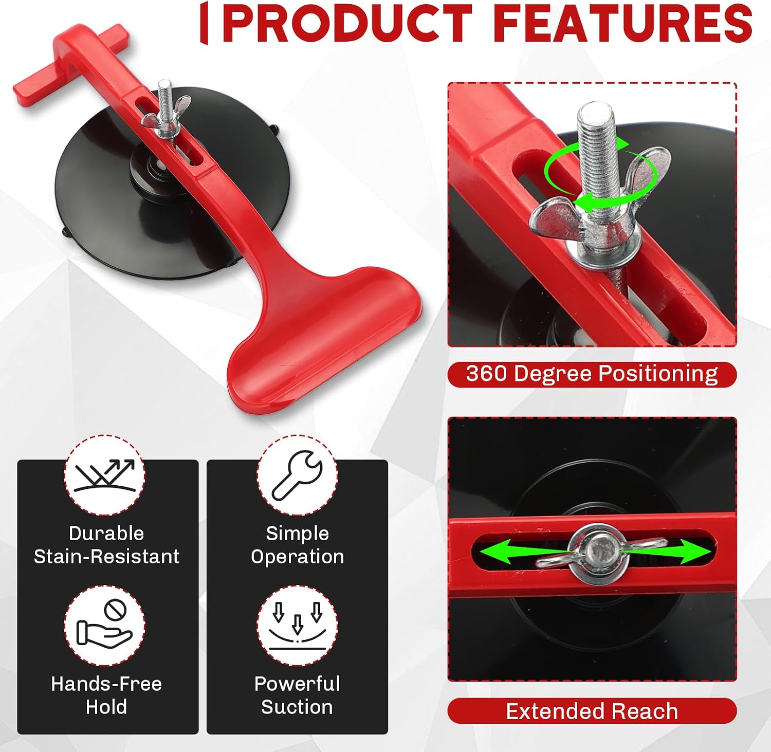 6 Pack Suction Cup Clamp Set