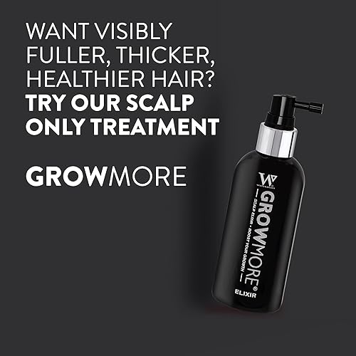 Miniatura 4 de Watermans Suero Grow More para el crecimiento del cabello | Apoya el cabello más grueso y fuerte con bloqueadores de biotina, romero y DHT | Ligero,