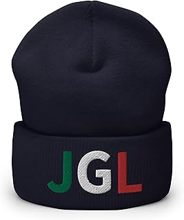 RIVEMUG JGL Embroidered Beanie Chapo Guzman Hat 701 Chapito Cuffed Beanie Navy