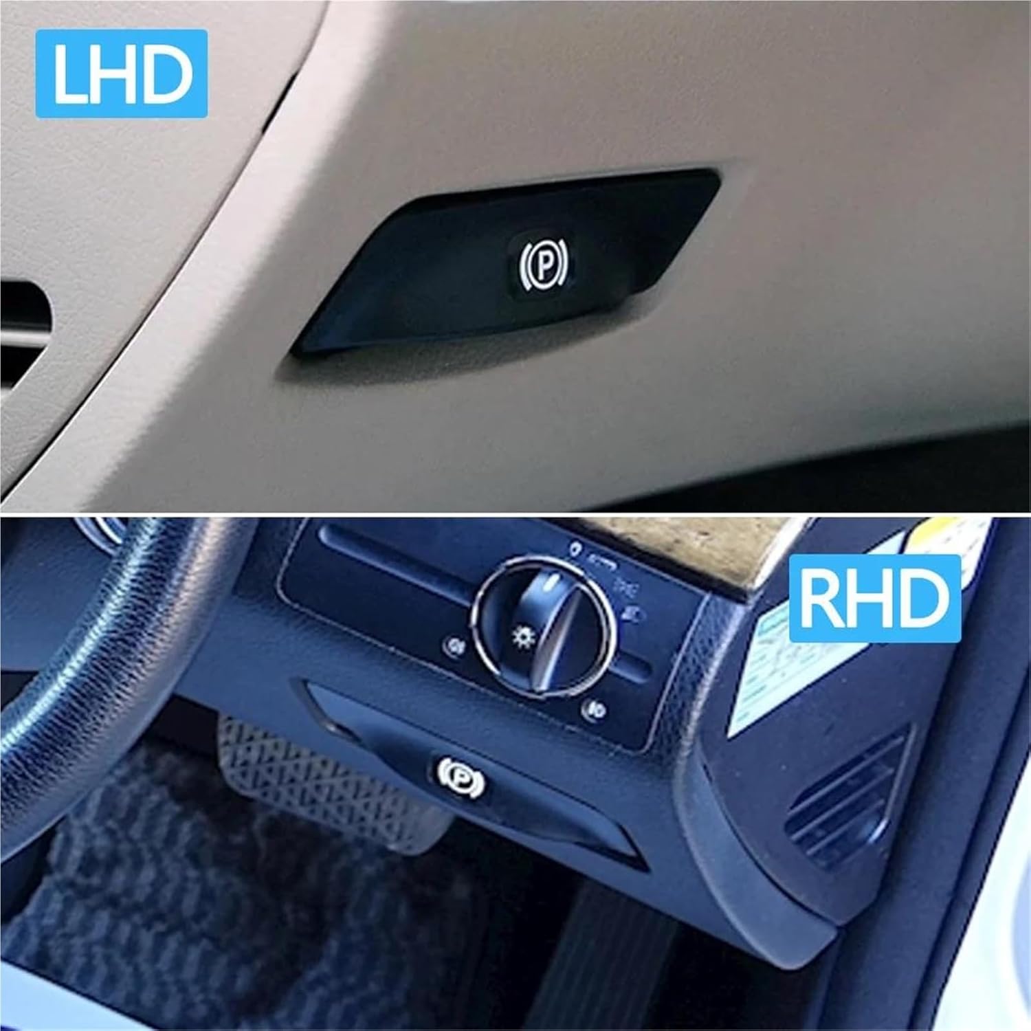LHD RHD Car Handbrake Parking Brake Lever Release Handle for Mercedes for Benz E CLS Class W211 W219 E250 E260 E300 E320 CLS350