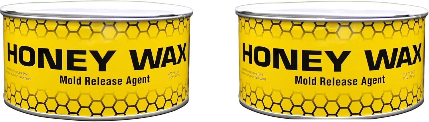Honey Wax Paste Mold Release Agent 14oz Can (2 X 14 Ounce)