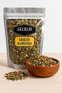 SELKUR Sebze Kurusu 500GR(Maydanoz, Domates, Soğan