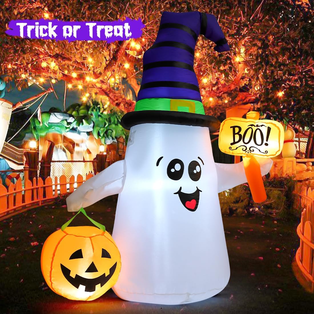Spook-tacular Fun: GOOSH 5 FT Halloween Inflatable Ghost Review!