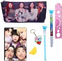 10star BTS- ̗̀ ( ˶'ᵕ'˶) ̖́- KOBBET® 7pcs BTS Army Team Stationery Combo for Kids for School BT