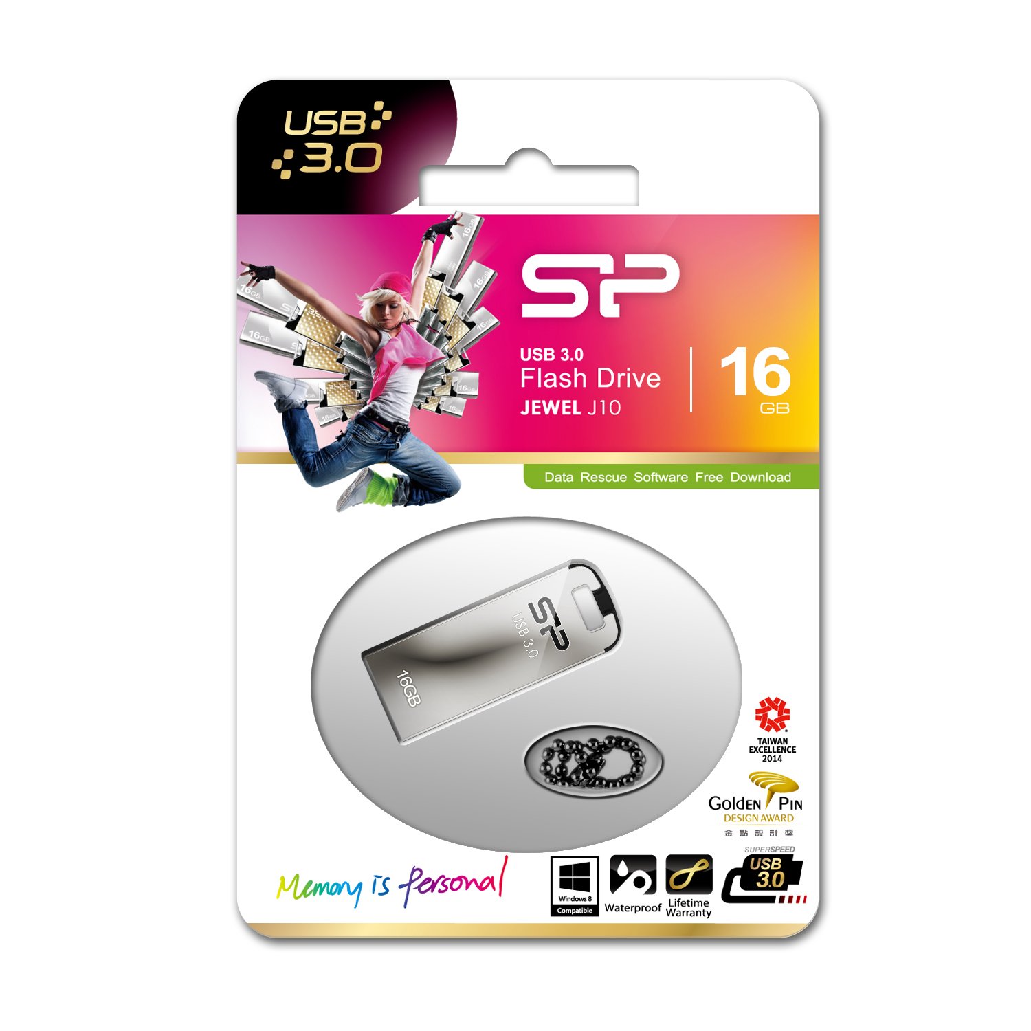 シリコンパワー USBメモリ 16GB USB3.0 キャップレスタイプ 防水 防塵 対衝撃 Jewel J10 永久保証 SP016GBUF3J10V1K rdzdsi3 Amazon | シリコンパワー USBメモリ 16GB USB3.0 キャップレスタイプ