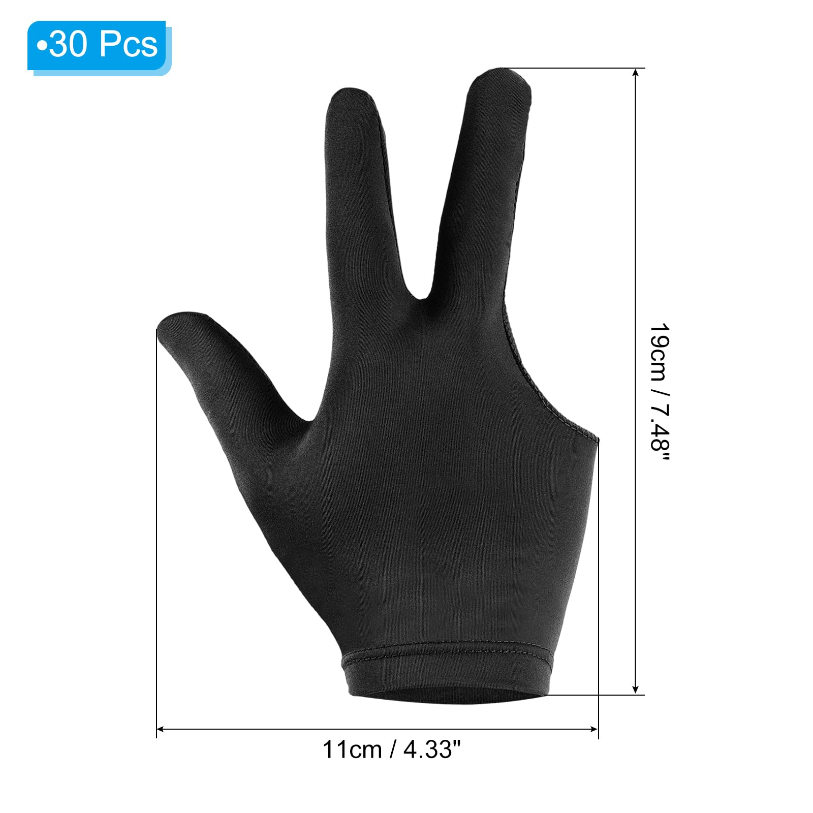 PATIKIL Breathable Pool Glove Spandex Left Hand - Image 2