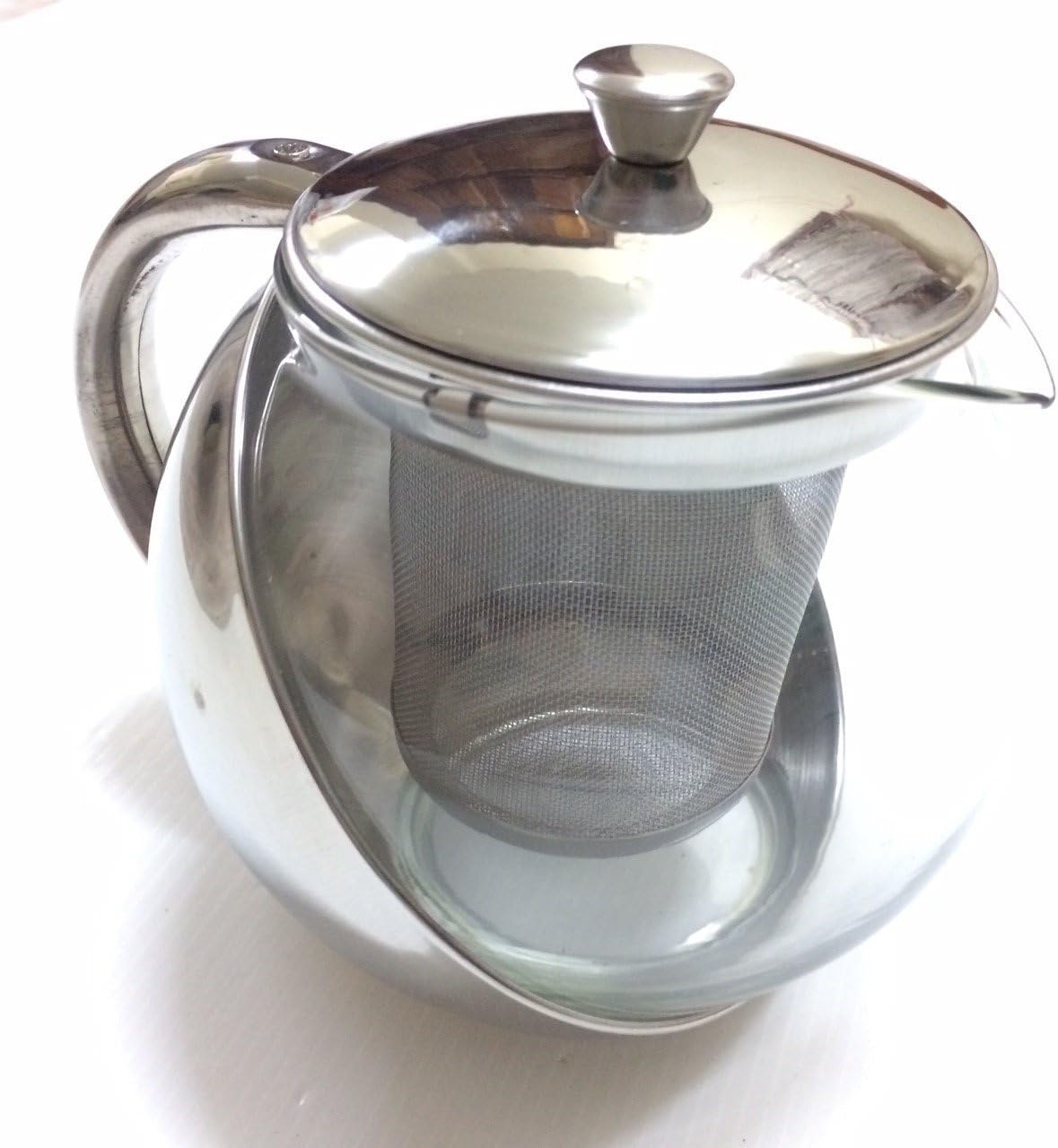 HalfMoon Teapot and Tea Strainer Set & Lid Teapot Kettle