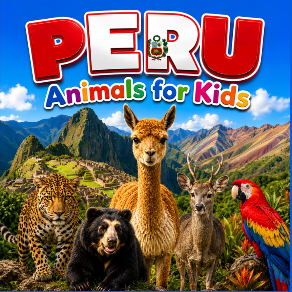 Peru Animals for Kids: A Fun and Educational Peru Wildlife Picture Book with Amazing Animals, Famous Landmarks, and Country Facts (Animals of the World – Wildlife Edition)