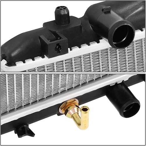 Miniatura 4 de DNA Motoring OEM-RA-13283 - Radiador de núcleo de aluminio estilo fábrica de 23-9/16 pulgadas, compatible con Suzuki Esteem AT/MT 99-02