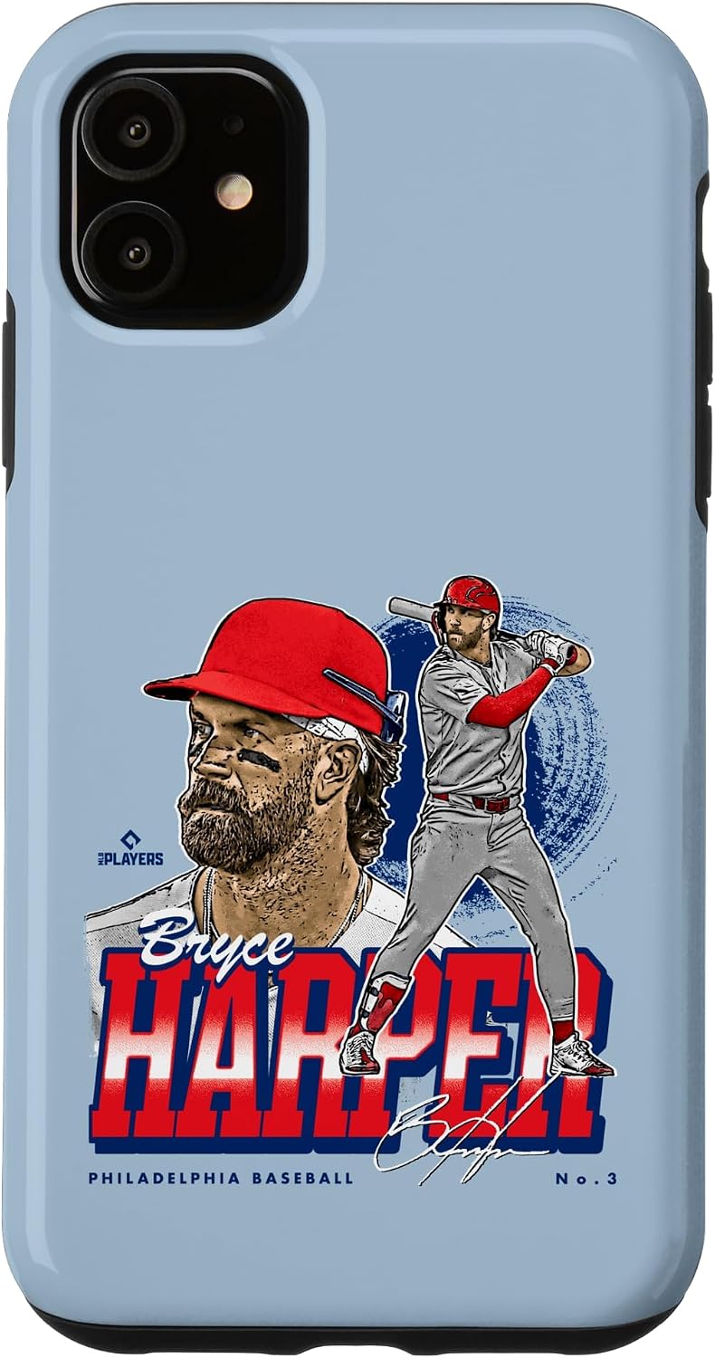 Bryce Harper | Philadelphia MLB Baseball Players| MLBBHA302N Case for iPhone 16