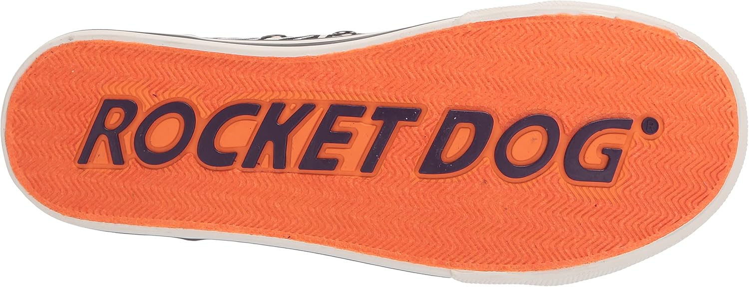 Rocket Dog Women's Jazzin Eden Stripe Cotton Walking Shoe, RED