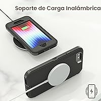 Vista 9 de Funda para iPhone SE Case 2022/2020/3rd/2rd, iPhone 8/7 [A prueba de golpes] [A prueba de caídas] [Probado contra caídas de grado militar] con Funda