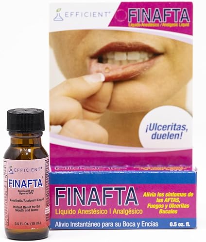 Finafta Analgésico oral Alivia el dolor por aftas 05 Oz Finafta Analgésico oral Alivia el dolor por aftas 05 Oz