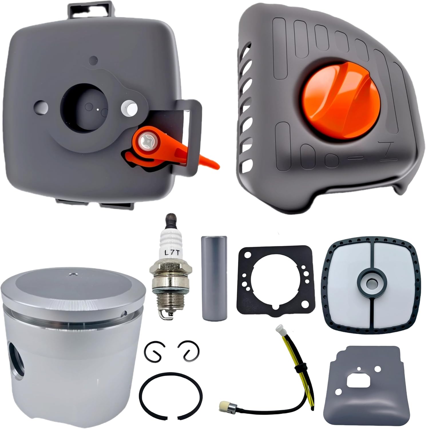 A130002100 CYLINDER Kit with SRM 225 Air Filter Cover Air Cleaner Case Air Filter Kit Fits For ECHO SRM-225 PAS-225 GT-225 GT-225L PE-225 GT-225i GT-225SF SRM-225i Trimmer Lawn Equipment