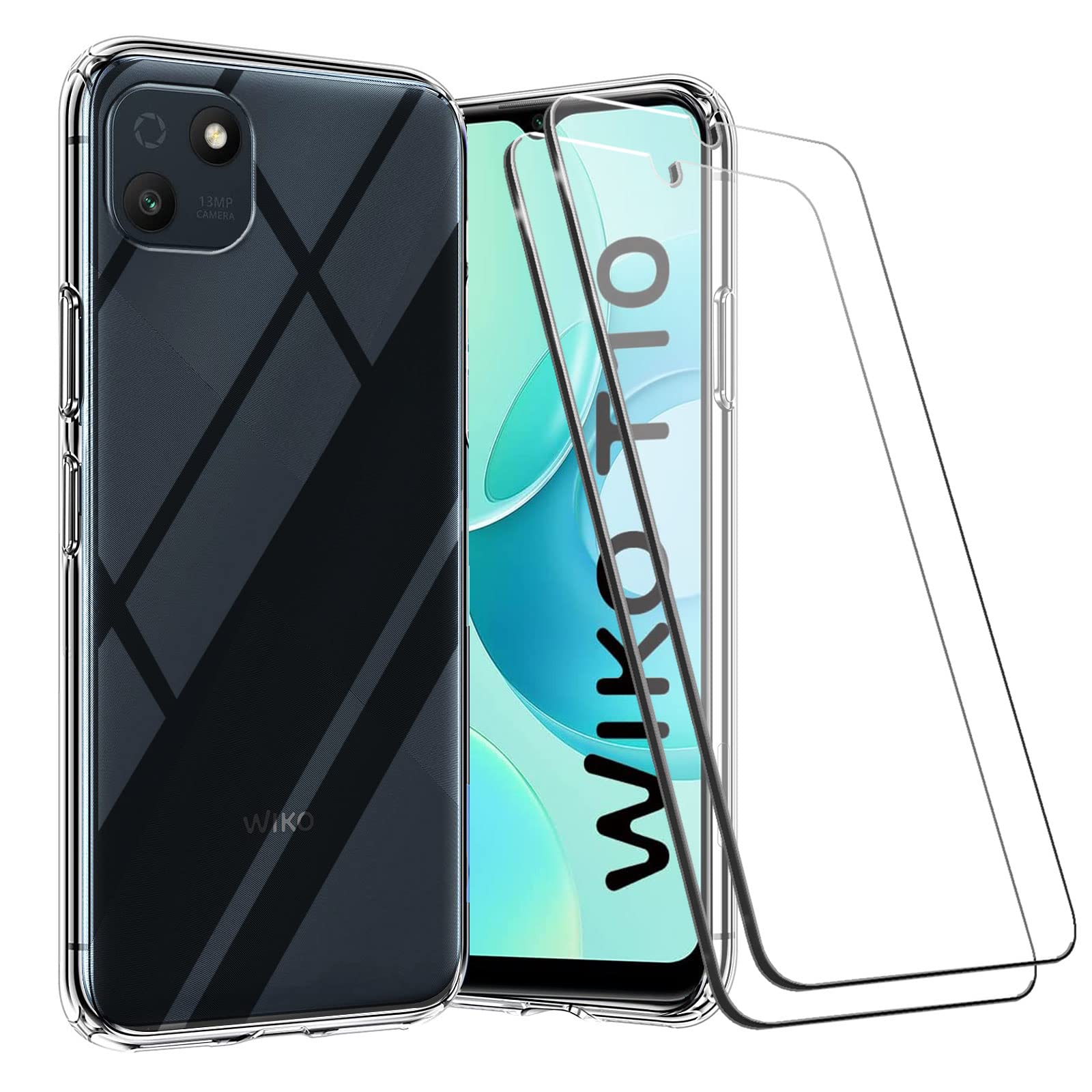 Xiangyun Cover per Wiko T10 Custodia + 2 X Film di Vetro