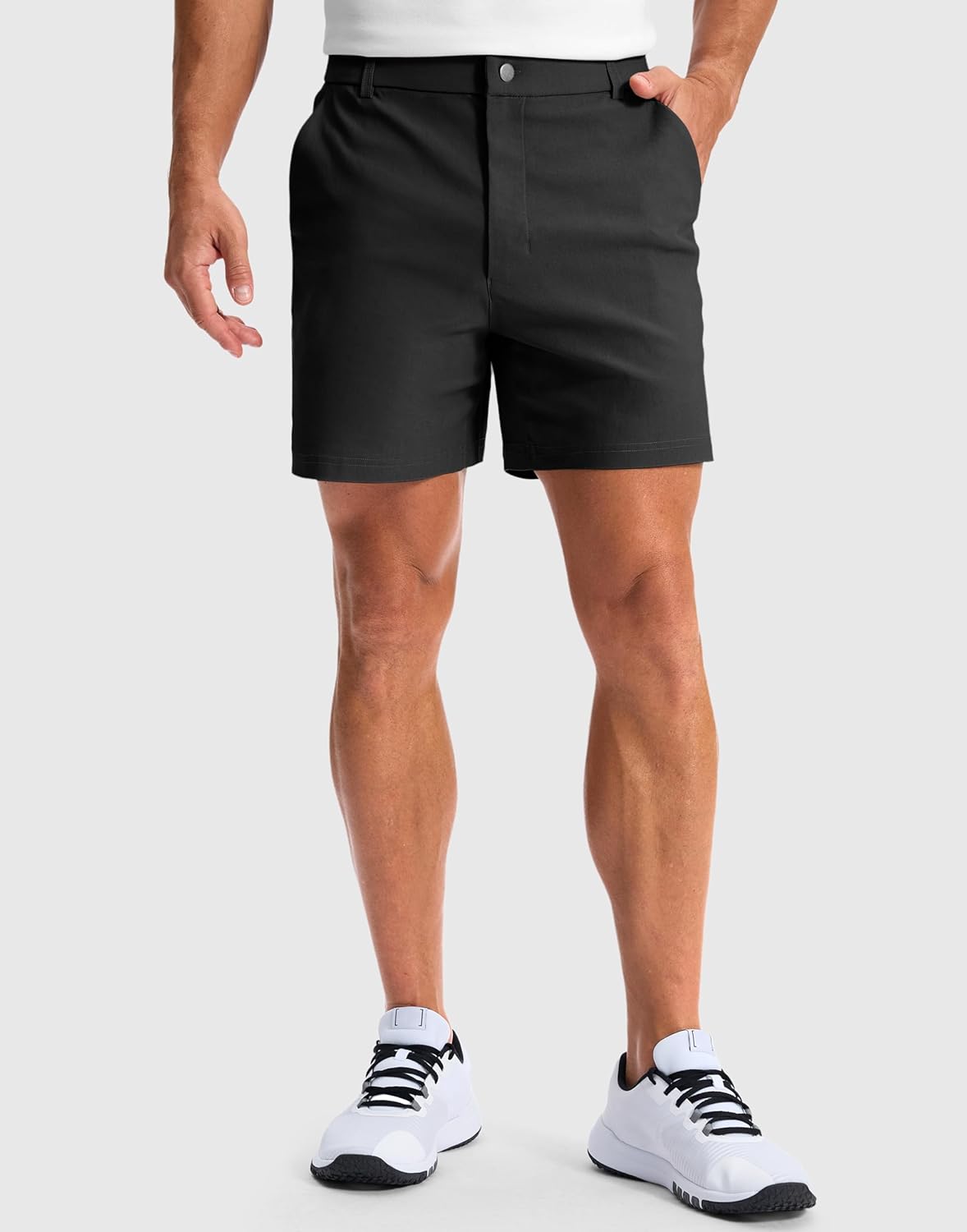 G Gradual Men's Golf Dress Shorts 5"/ 7"/ 9" Stretch Casual Work Flat Front Shorts for Men with 3 Pockets Quick Dry - Image 2