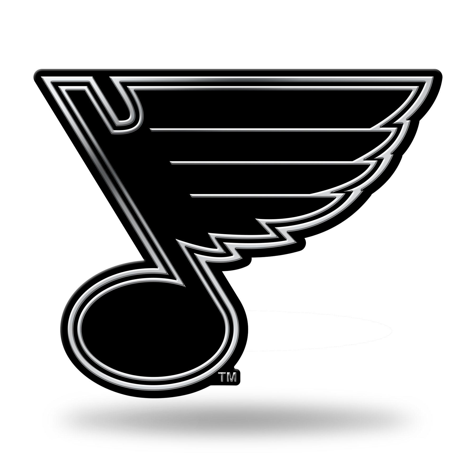 Rico IndustriesNHL St. Louis Blues Chrome Finished Auto Emblem 3D Sticker