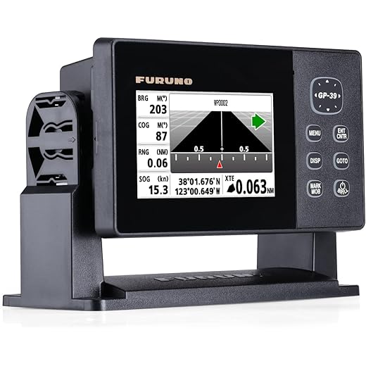 Furuno GP-39A GPS Navigator with 4.2 High Resolution Color LCD Storage for 3000 Track Points|7 Display Modes Available|Multi-Language Ready|12-Channel GPS Receiver