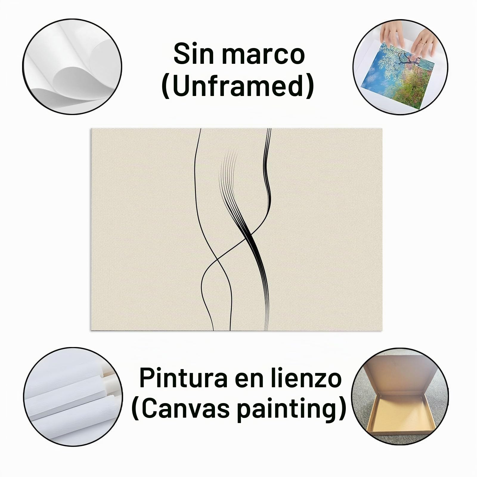 Cuadros de lienzo Animales Leones Enamorados patrón, Lienzos 150 x 50 cm (Sin marco) decorativos para salón dormitorio Cocina Pared, Cuadros de lienzo Gris fondo