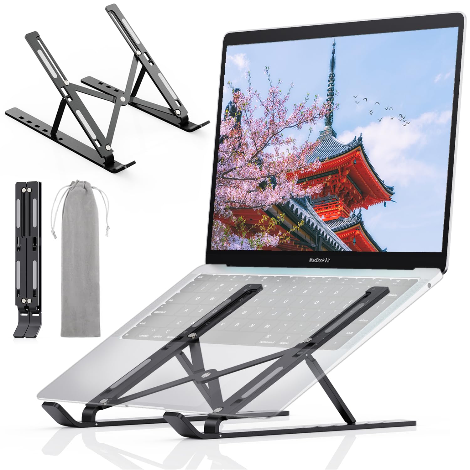 Amazon.co.jp: ZEEKK ノートパソコンスタンド PCスタンド アルミ合金