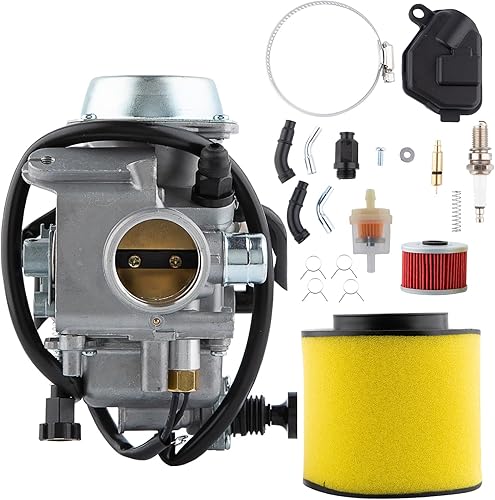 Carburador TRX350 para TRX350FM TRX350TE TRX350TM 2000-2006 TRX450 FEFMTETMES motor de 4 tiempos con filtro de aire Kit de filtro de aceite de bujía