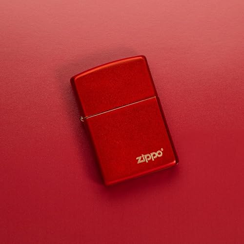 Miniatura 8 de Rojo metálico mate con Zippo