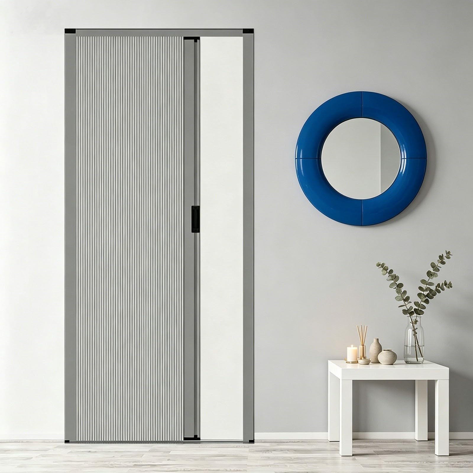 Puerta Acordeón Plegable Interior Blanca