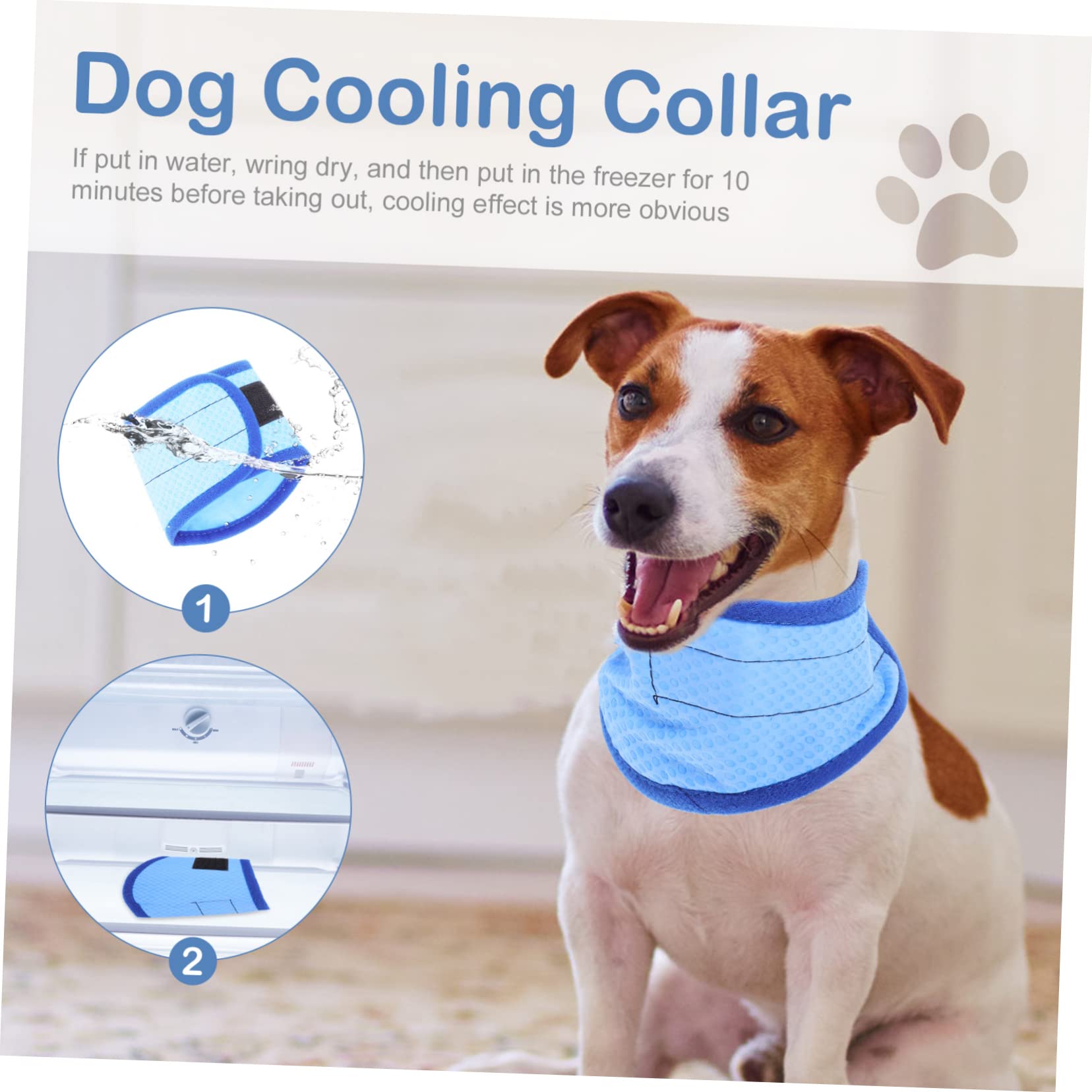 Housoutil 4stücke Kühlendes Hundehalsband Aus Atmungsaktivem Material Für Sommeraktivitäten Effektives Kühlhalstuch Für Hunde Für Und