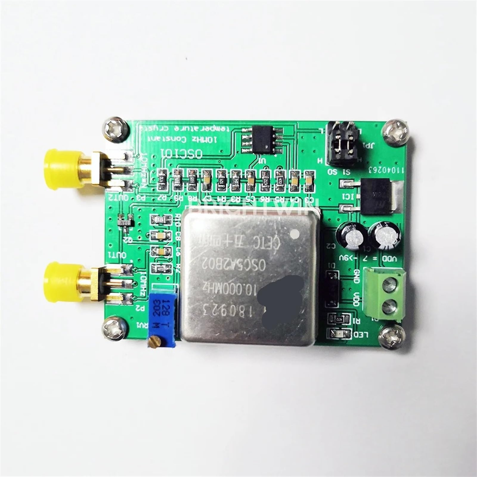 Oscilador de Referencia de frecuencia, calibrador de Reloj, módulo de señal de Temperatura de multiplicación, OSC101, precisión, 10MHz, 20M, 30M, 80M