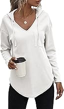 Women's V-neck long sleeve autumn winter top blouse chic and elegant