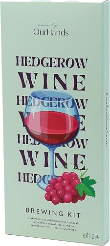 Miniatura 1 de Kit de vino Hedgerow de OurHands - Haz tu propio vino con uvas, bayas, frutas con hueso, verduras y muchos más