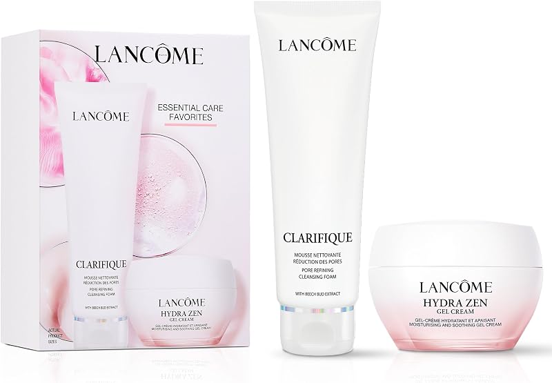 Clarifique & Hydra Zen Skin Care Set – Limited Edition – Clarifique Gentle Pore Refining Cleansing Foam 4.2 fl. oz. & Hydra Zen Gel Cream 1.0 fl. oz. – Hydrating, All Skin Types